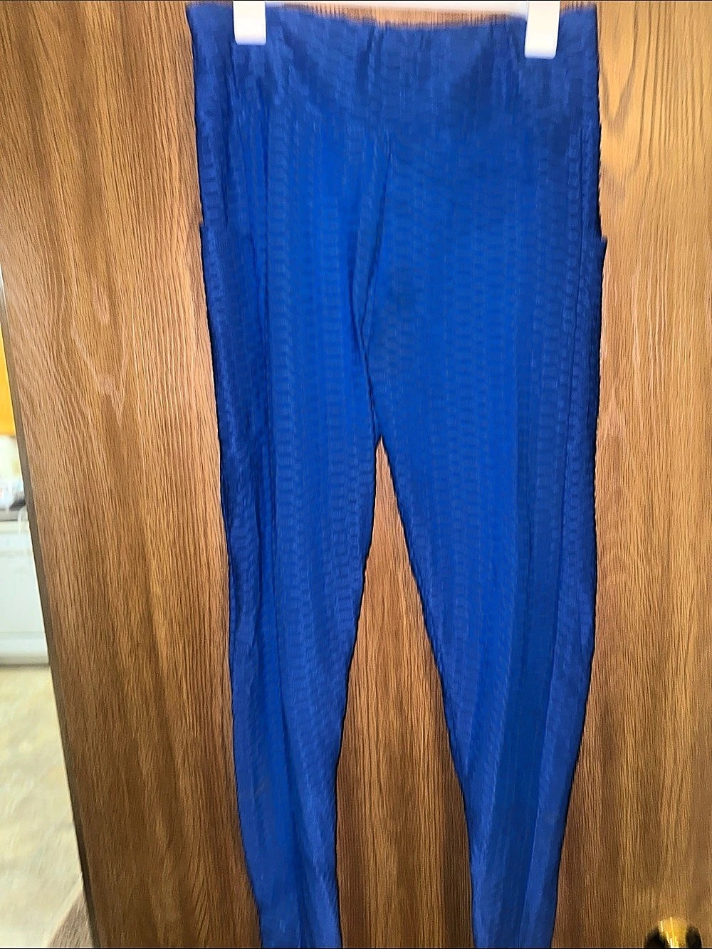 New look sport Women's Blue Textured Leggings Size 2X